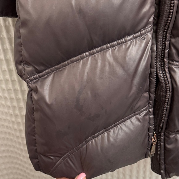 Dawn Levy Cloe Parka Jacket in Brown with real fur hood - Picture 7 of 16